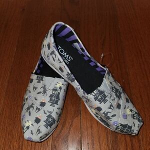 TOMS Halloween Themed Slip-On Shoes